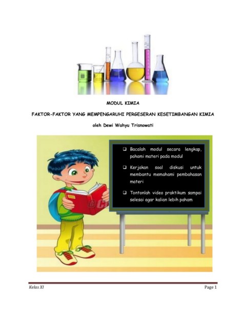 Faktor Yang Mempengaruhi Pergeseran Kesetimbangan Kimia Flip Ebook Pages 1 12 Anyflip Anyflip