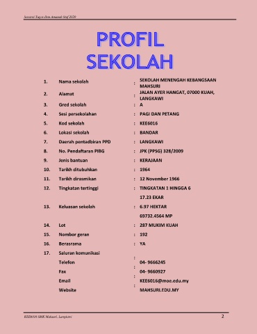 Buku Perancangan Sekolah 2020 Flip Ebook Pages 1 45 Anyflip Anyflip