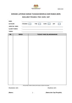 Ppdkt Bdr1002 Laporan Harian Flip Ebook Pages 1 1 Anyflip Anyflip