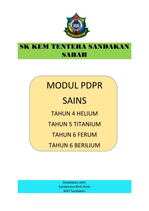 Modul Pdpr Sains Flip Ebook Pages 1 33 Anyflip Anyflip