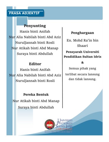 Frasa Adjektif 12 Flip Ebook Pages 1 10 Anyflip Anyflip