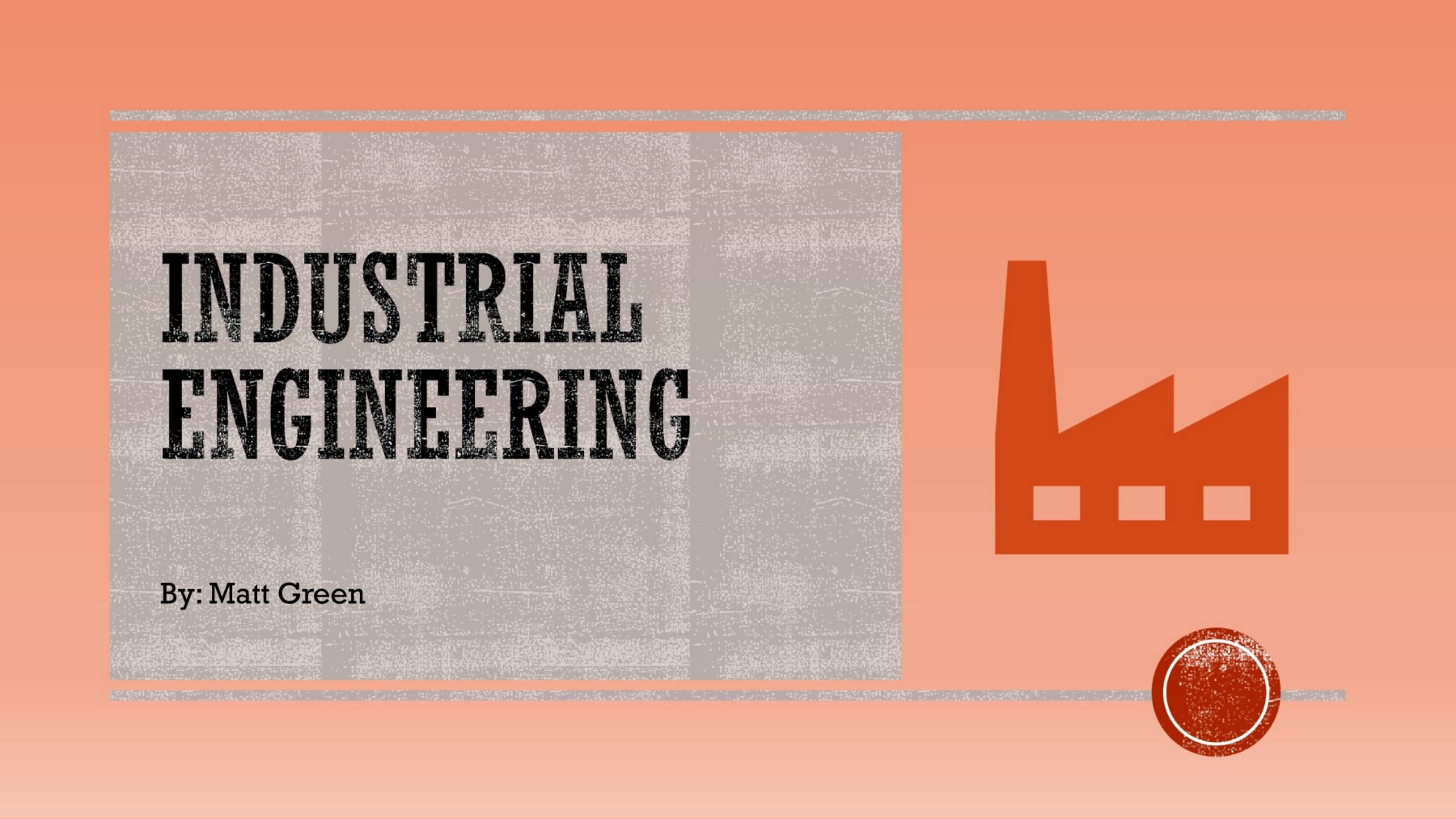 industrial engineering courses