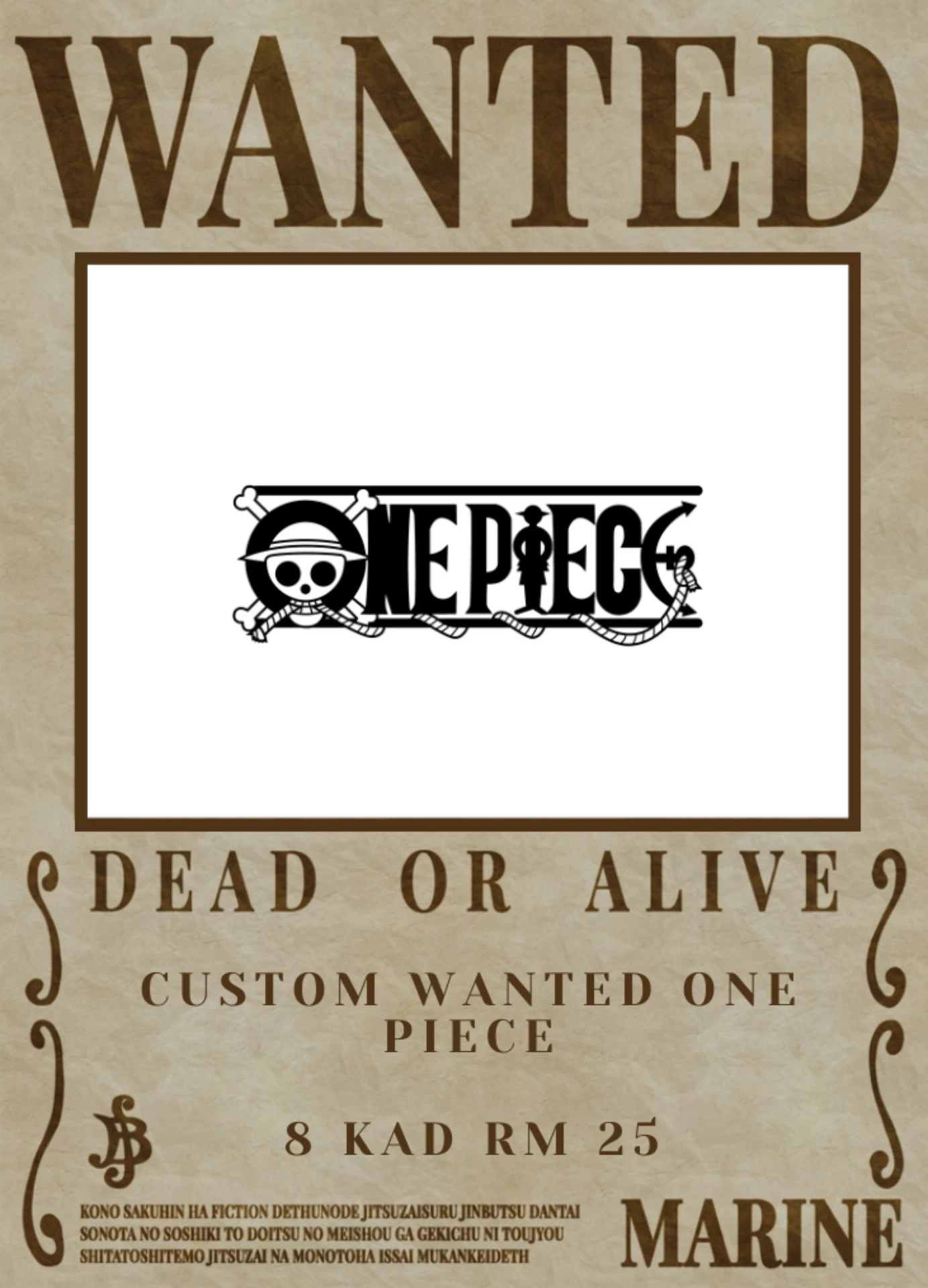 wanted one piece