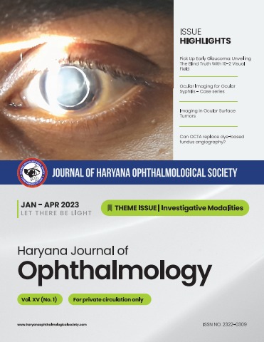 Haryana Journal of Ophthalmology Jan-April 2023 XV (Vol.1) - Haryana ...