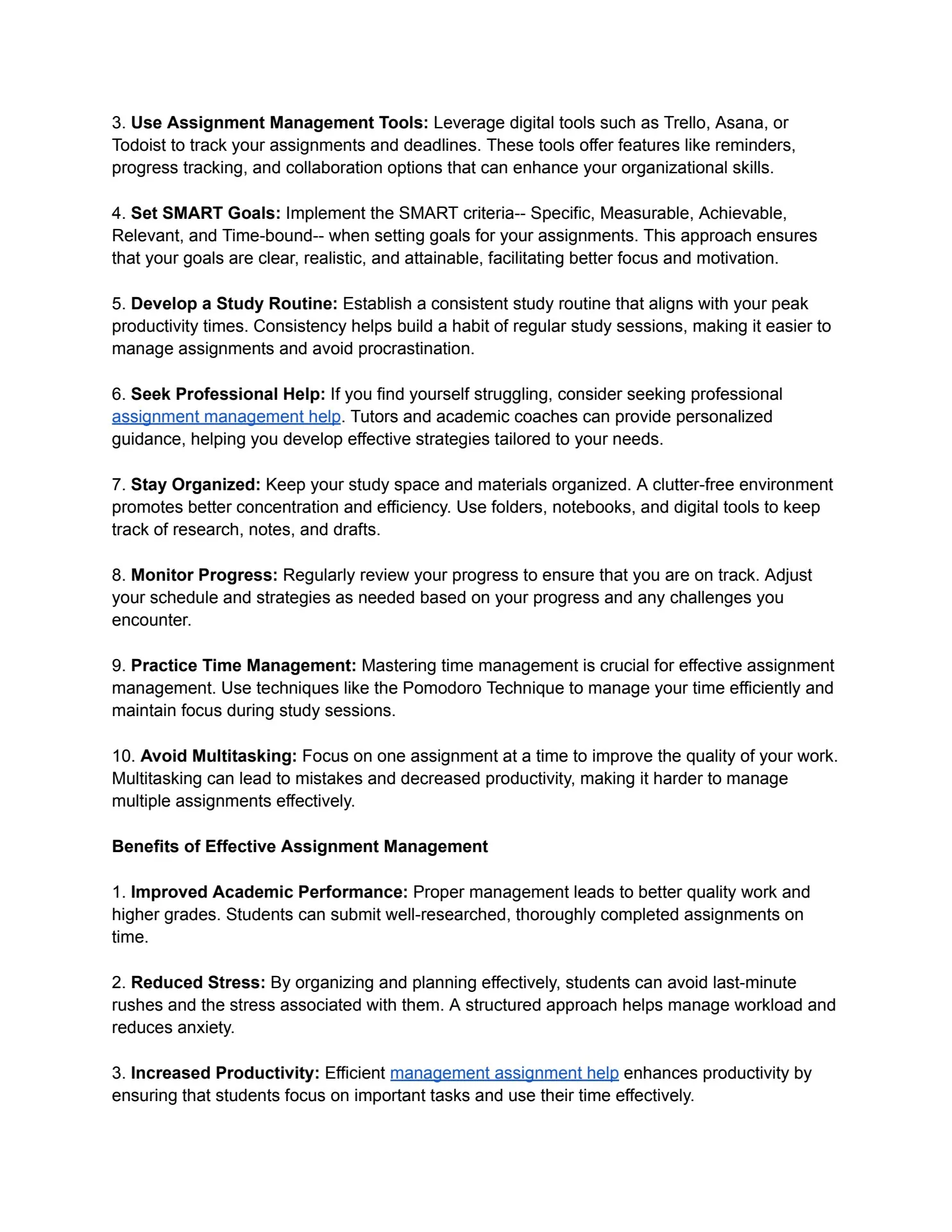 Mastering Assignment Management Help: Expert Strategies for Academic ...