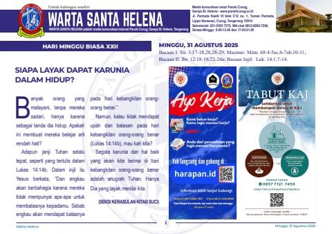 Warta 31 Agustus 2025