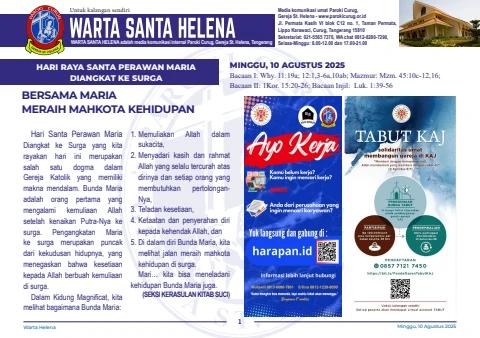 Warta 10 Agustus 2025