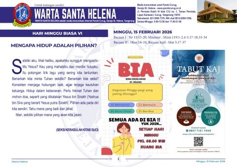 Warta 15 Februari 2026