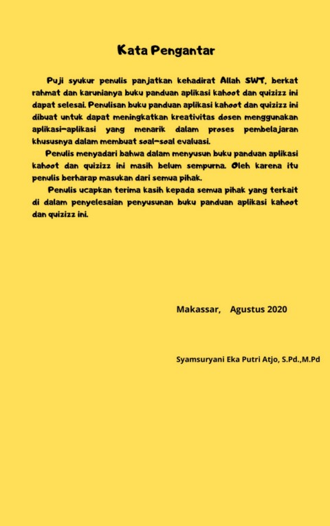 Kata Pengantar Buku Panduan / Top Pdf Kata Pengantar Buku Panduan