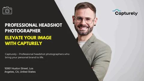 Professional Headshot Photographer Elevate Your Image with Capturely ...