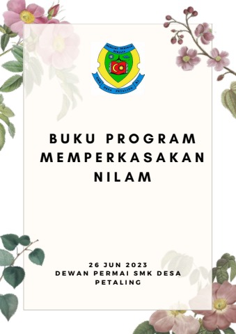 Green and Pink Floral Decorative Wedding Program Booklet-2