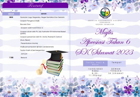 Program Majlis Apresiasi Tahun 6 SKS 2022-2023 - sekolah-5470 Flip PDF ...