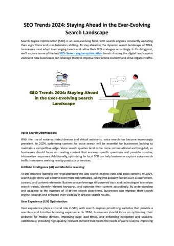SEO Trends 2024 Staying Ahead in Search Landscape - avyanshservices ...