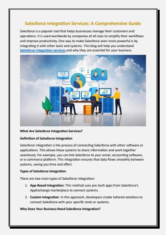 Salesforce Integration Services: A Comprehensive Guide