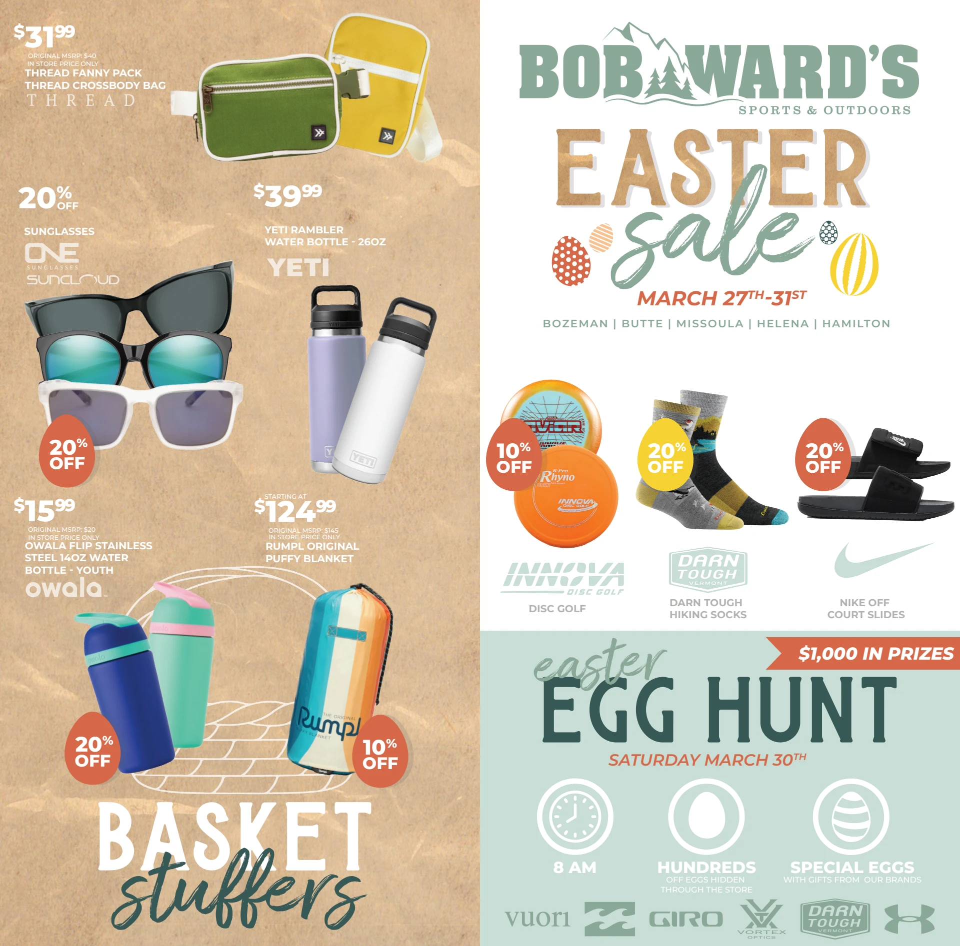 2024 Bob Ward's Easter Sale ad