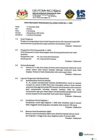 MINIT MESYUARAT HEM BIL 4 2025 - NORAMIZAH BINTI ISMAIL KPM-Guru Flip ...
