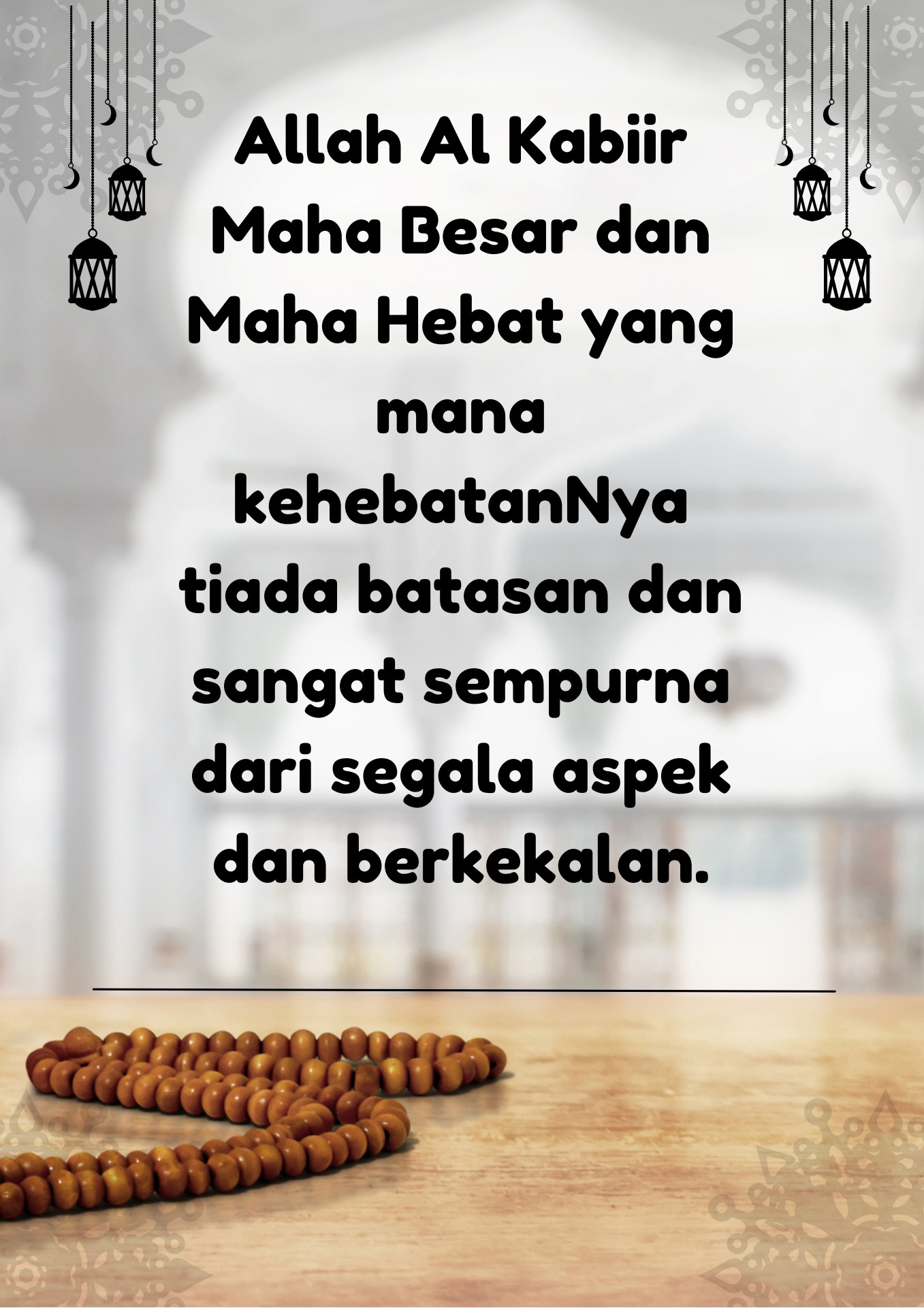 99 Nama Allah Al Kabiir - Flip eBook Pages 1-6 | AnyFlip, image size:1357x1920