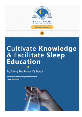 CCSH - Academy of Sleep and Wellness Flip PDF | AnyFlip