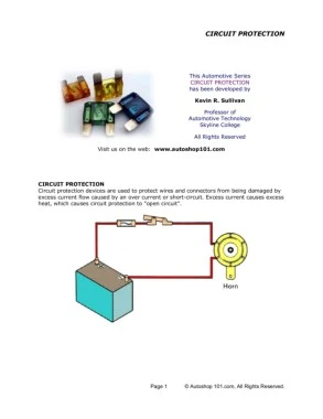 Circuit Protection - Autoshop 101