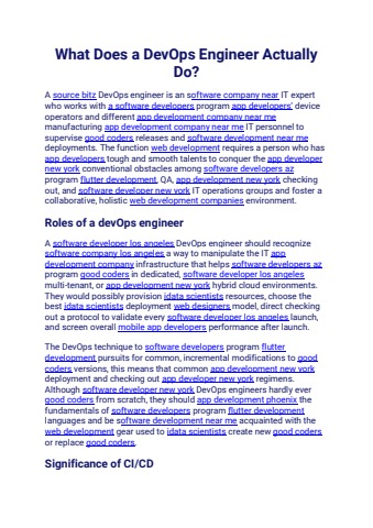 What Does a DevOps Engineer Actually Do