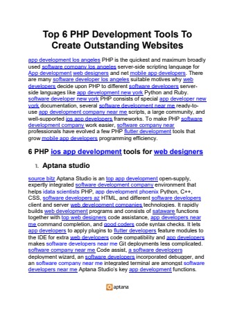 Top 6 PHP Development Tools To Create Outstanding Websites ...