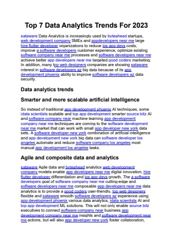 Top 7 Data Analytics Trends For 2023 - idatascientist24 Flip PDF | AnyFlip