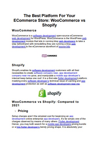 The Best Platform For Your ECommerce Store: WooCommerce vs Shopify ...