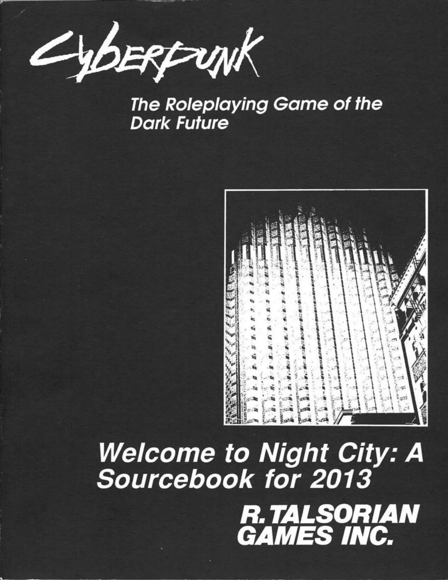 Welcome to Night City: A Sourcebook for 2013 - Flip eBook Pages 1
