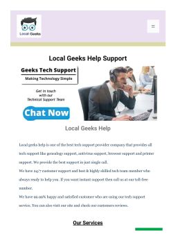 local geeks help support - making technology simple - alexjonesjon Flip ...