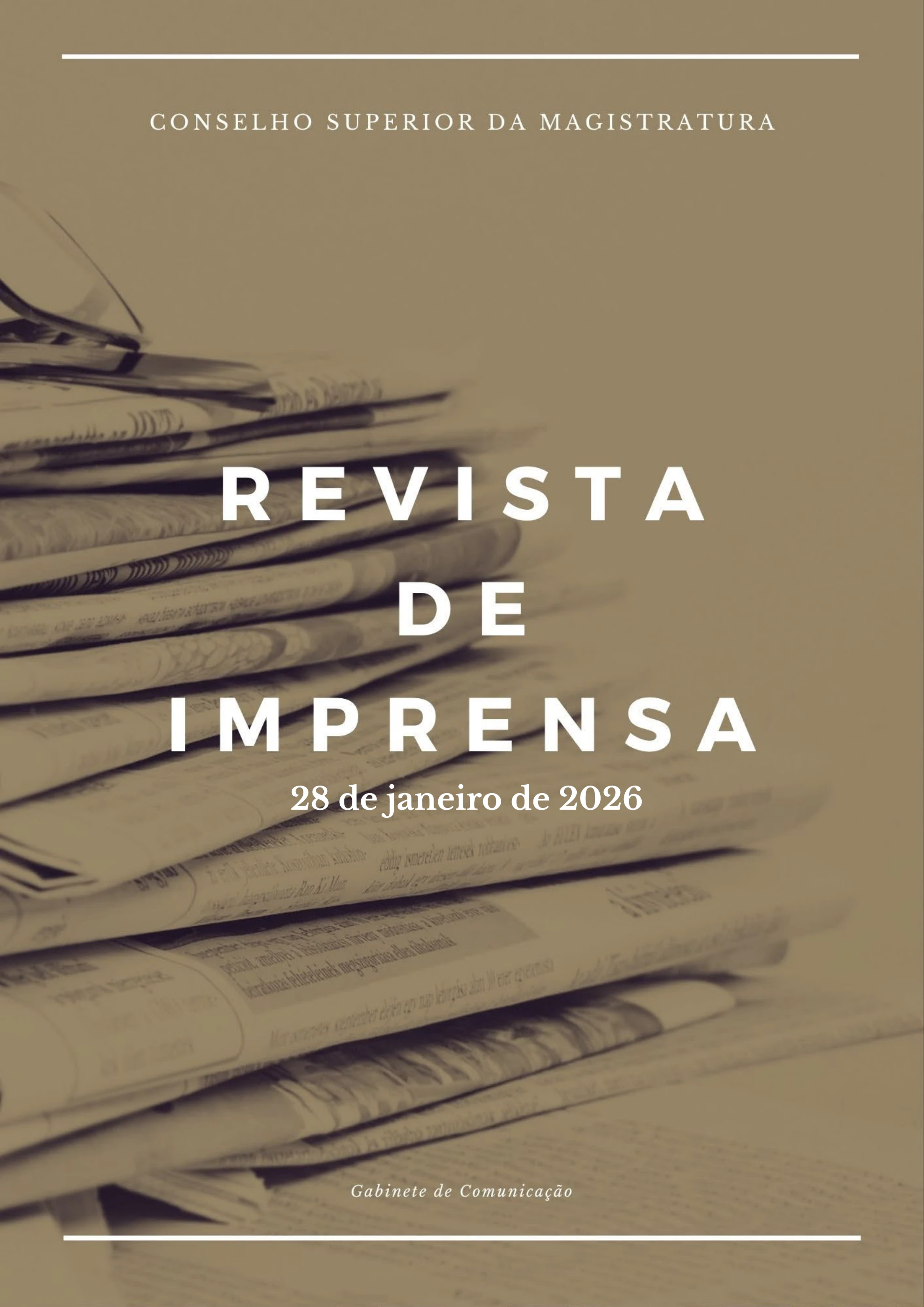 Revista de Imprensa - 28 de janeiro 2026