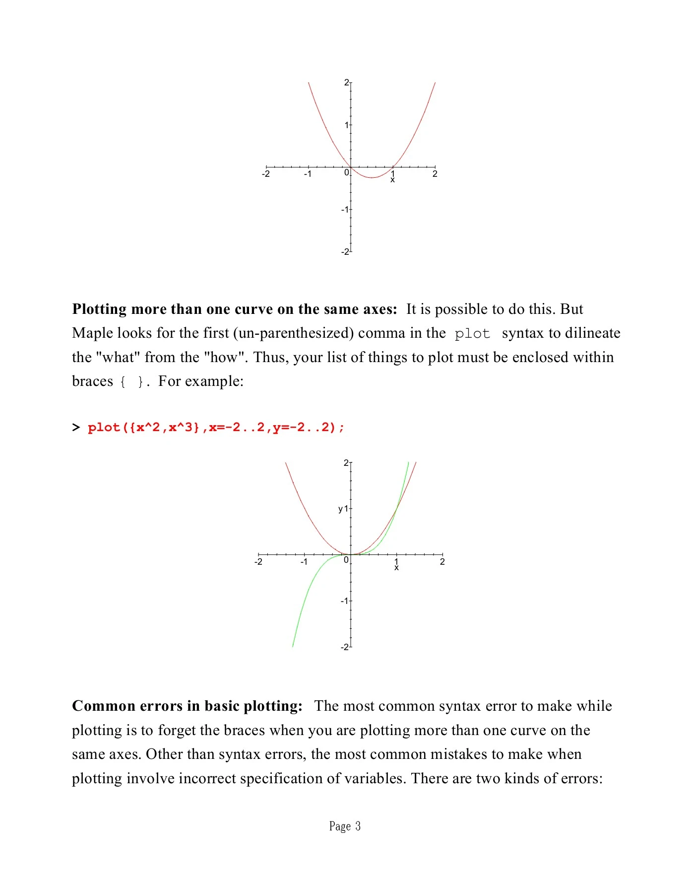 plot (basic plotting) - Penn Math