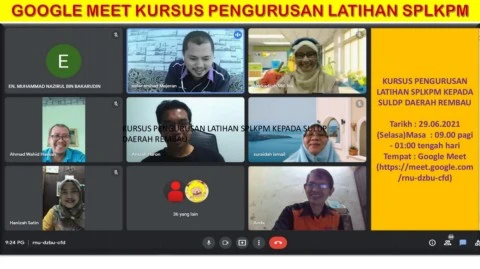GOOGLE MEET SULDP SPLKPM 2021