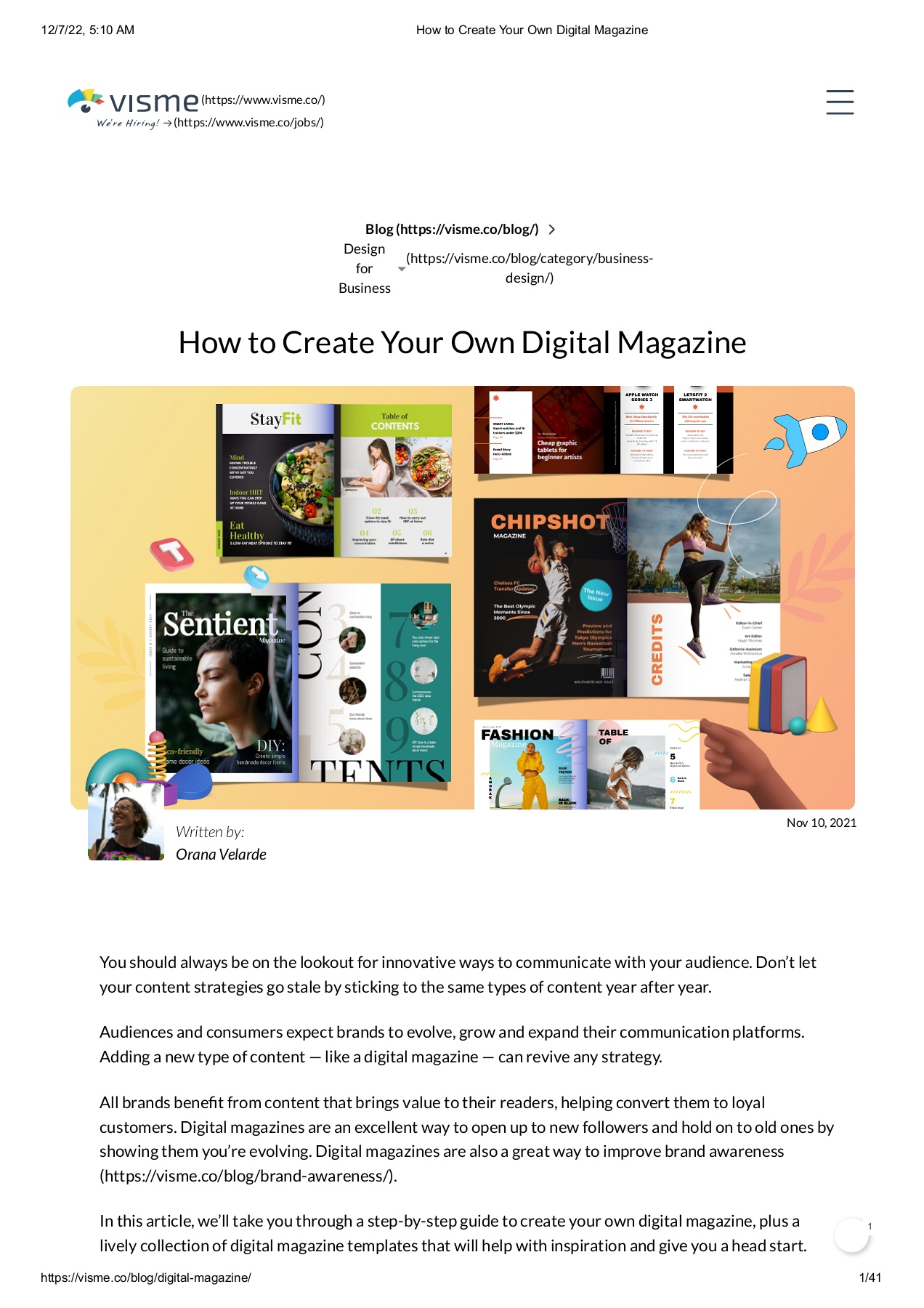 How to Create Your Own Digital Magazine - Flip eBook Pages 1-41 | AnyFlip, image size:1272x1800