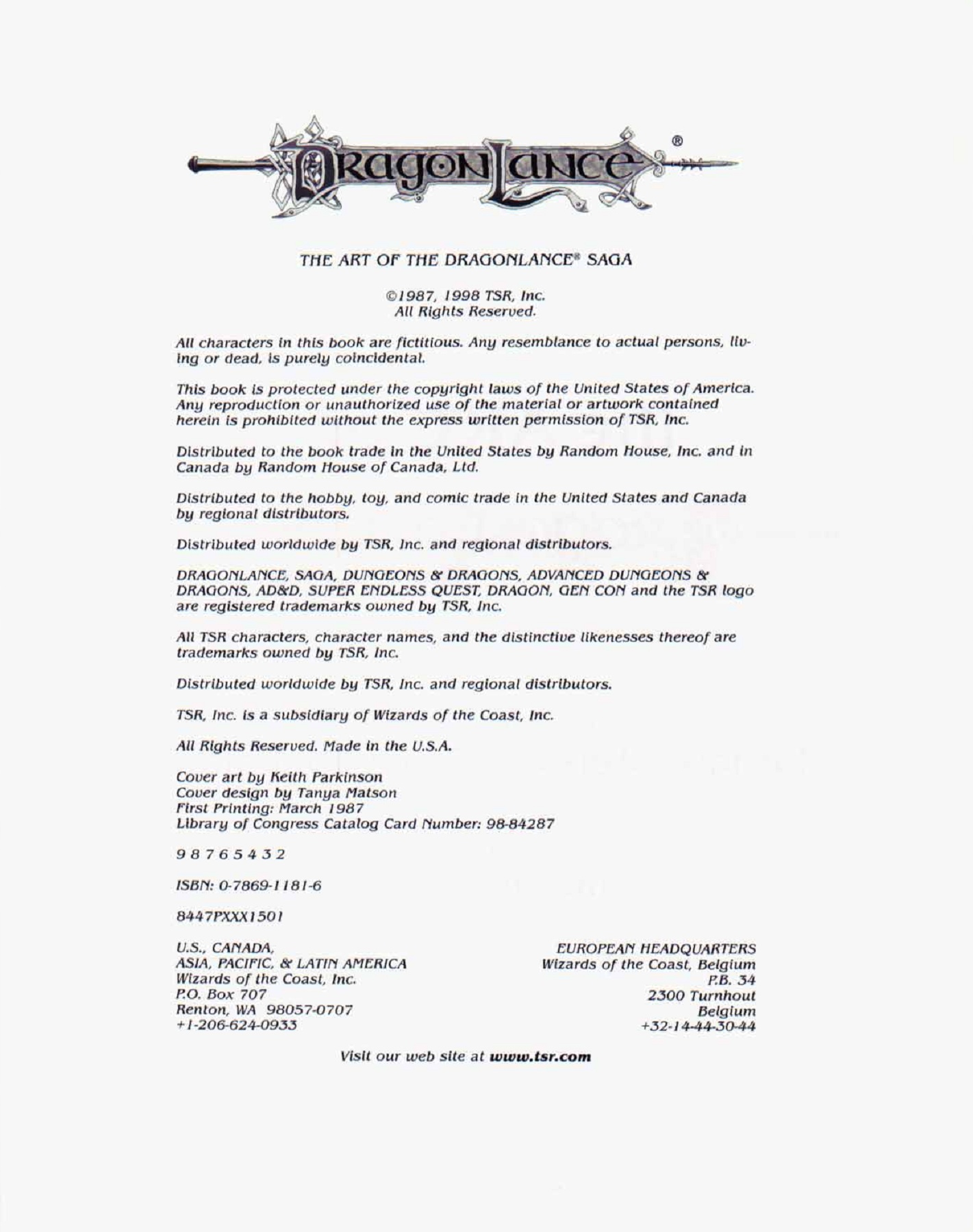 The Art of the Dragonlance Saga - Flip eBook Pages 1-50 | AnyFlip