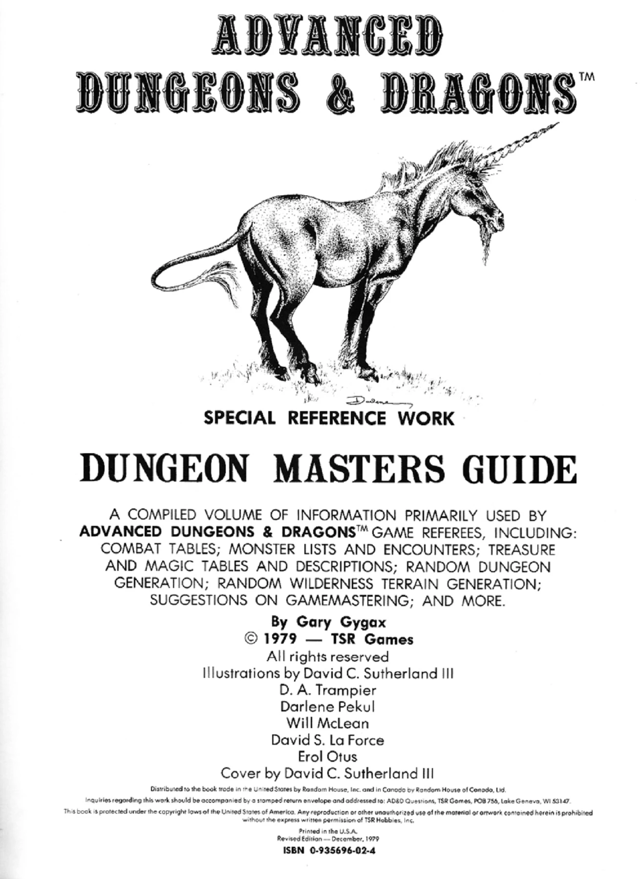 AD&D Dungeon Masters Guide