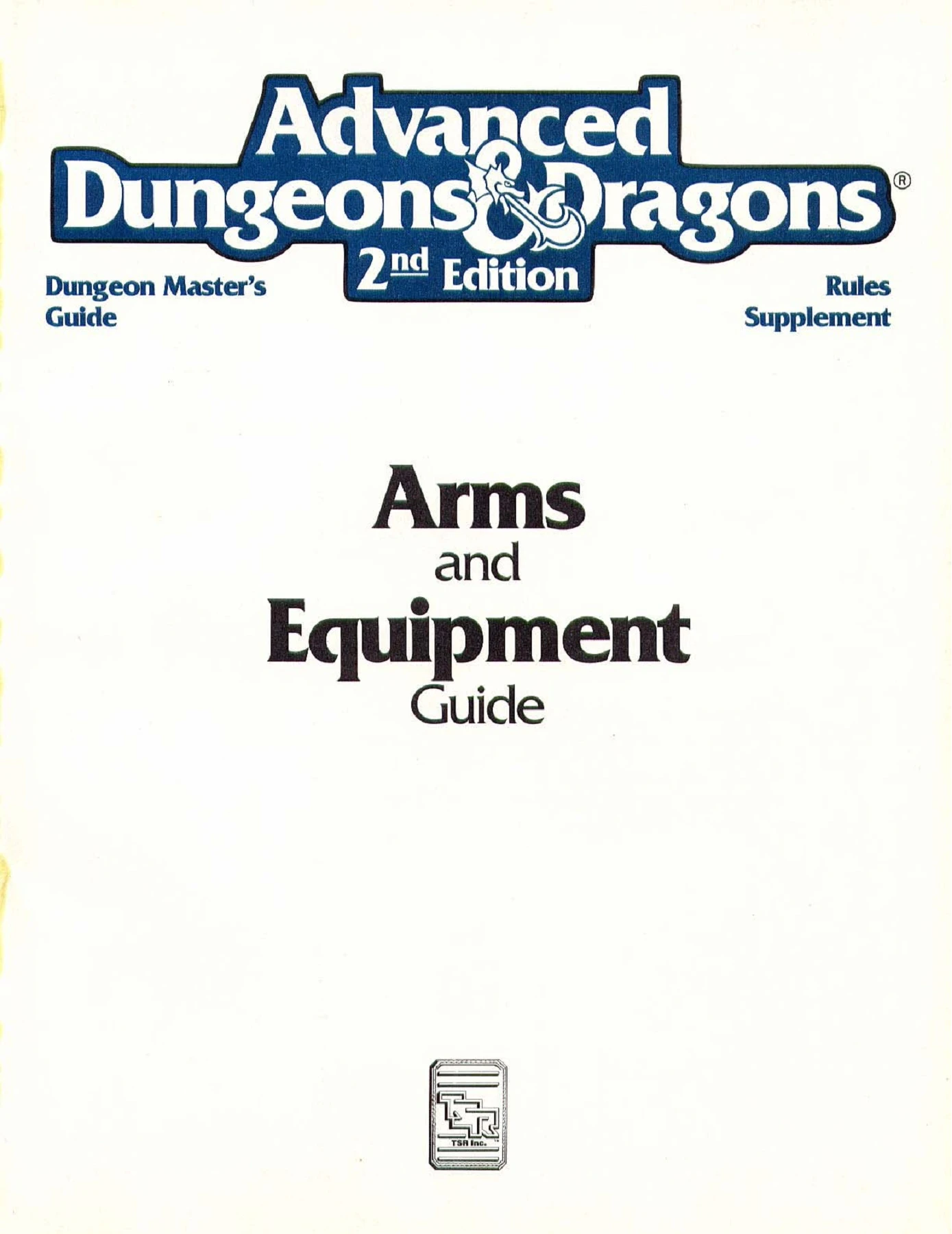 AD&D - DMGR3 - Arms & Equipment Guide (2e)