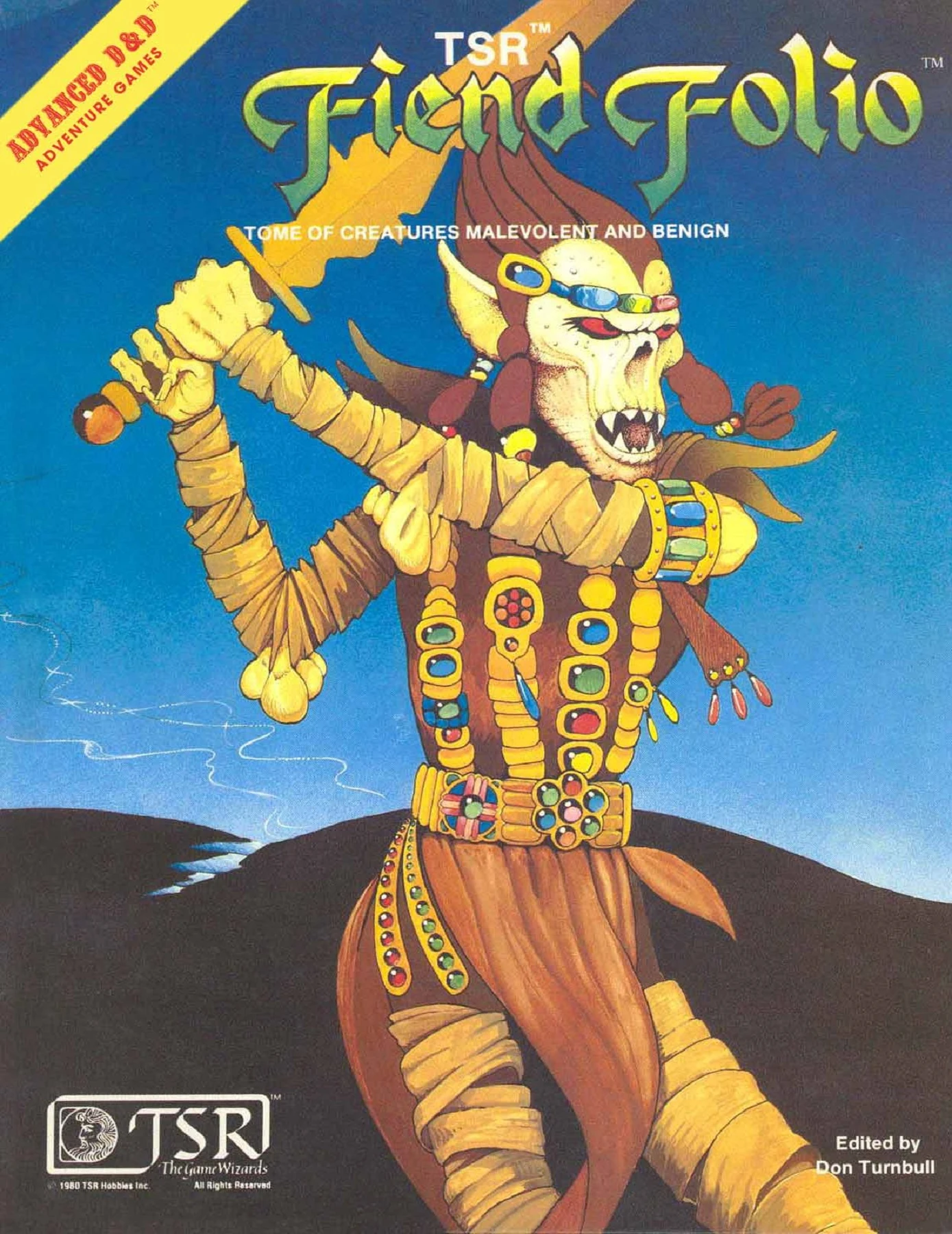 TSR FIEND FOLIO - Advanced Dungeons & Dragons 1 en anglais a AD&D 1 1981