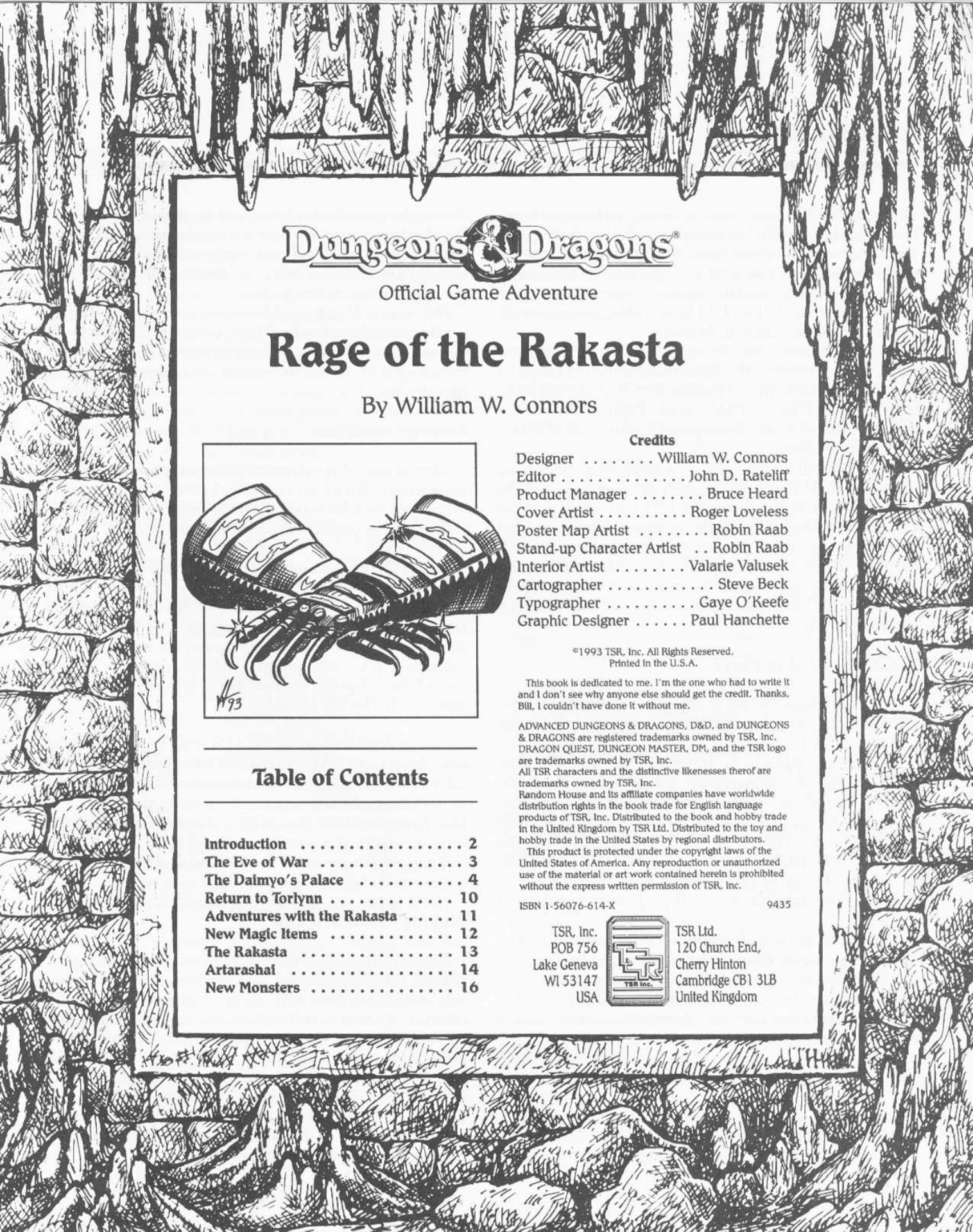 D&D - TRS6 - Rage of the Rakasta (lvl 2-4)