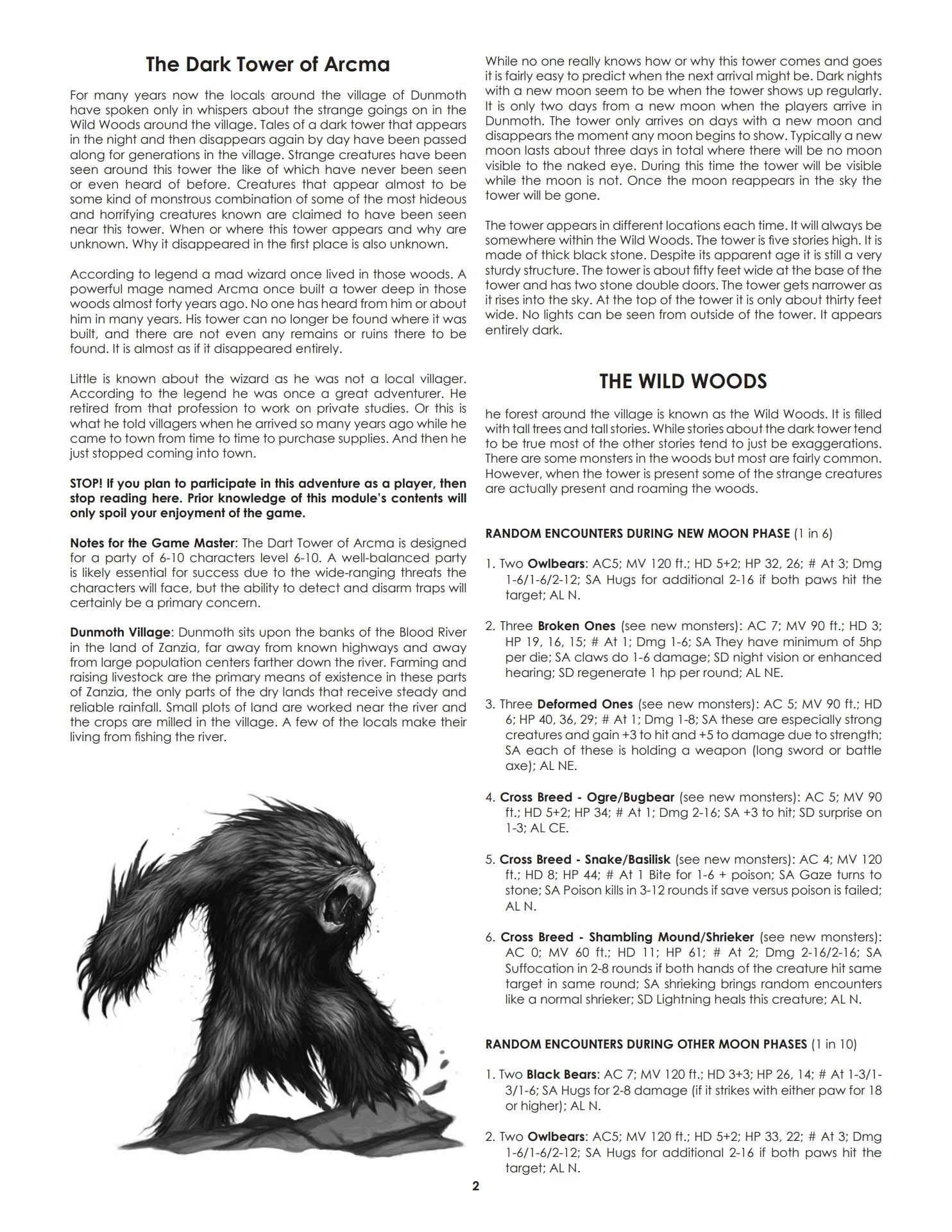 AA39 The Dark Tower of Arcma (1e,OSRIC) (lvl 6-10)