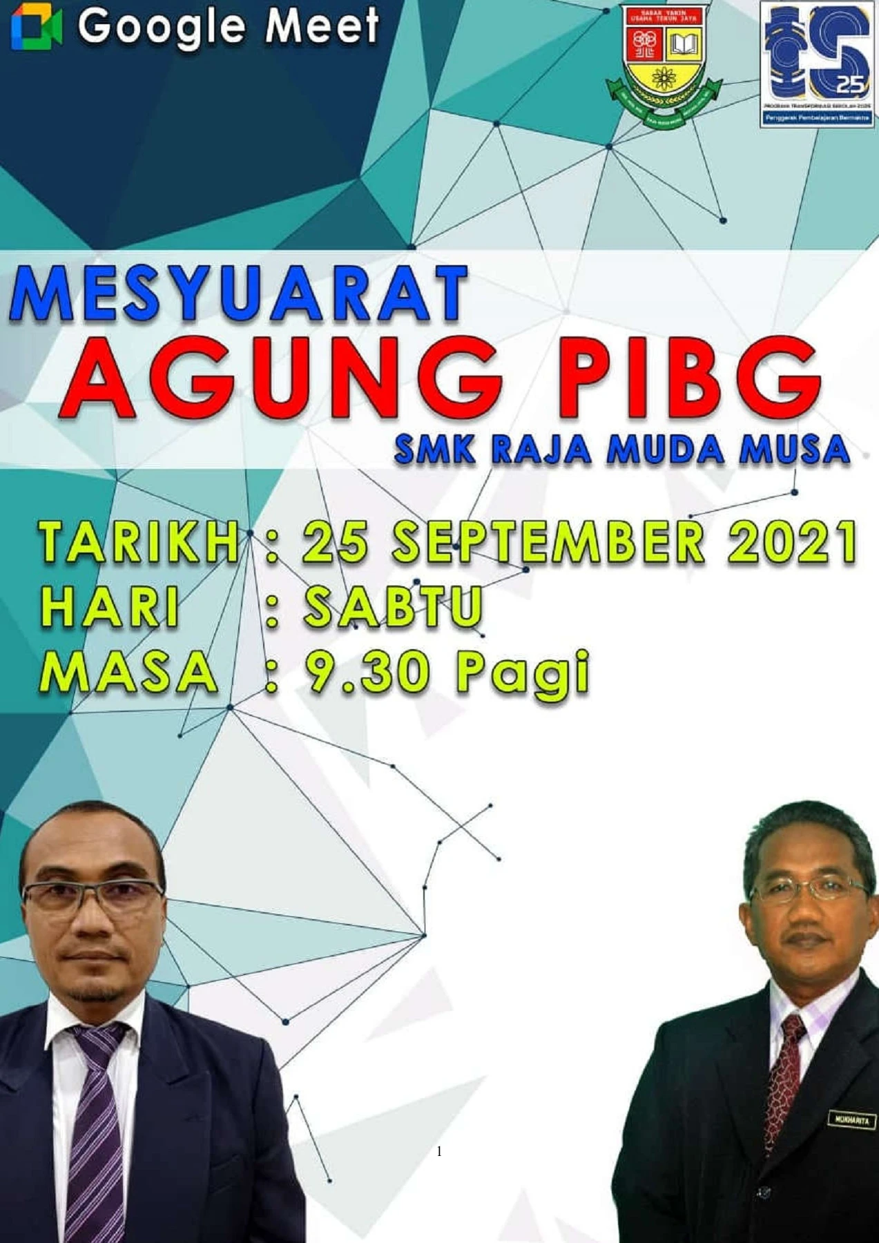 MESYUARAT AGUNG PIBG SMKRMM 2021