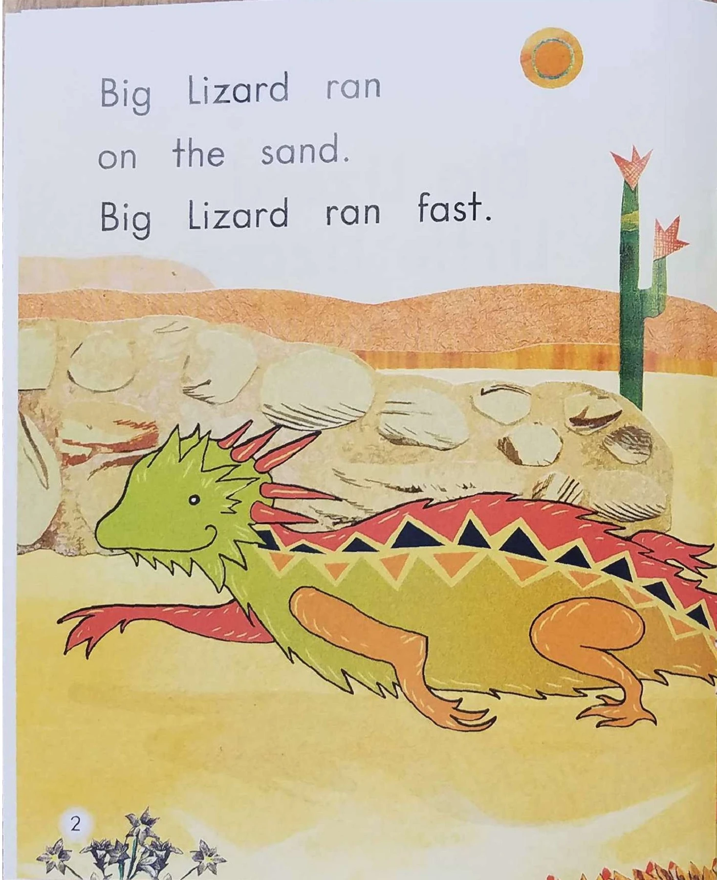 Little Lizard Learning Big Lizard Little Lizard
