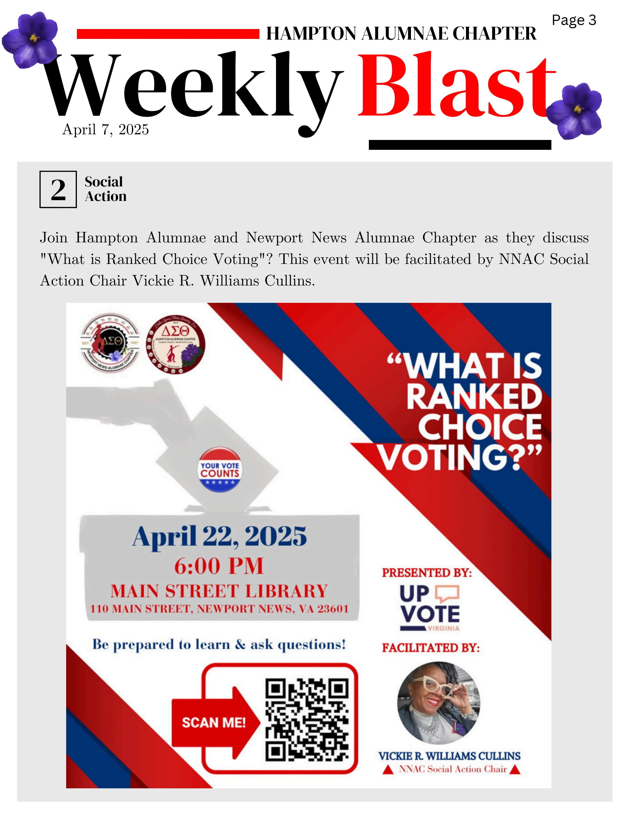 Weekly Blast - April 7, 2025