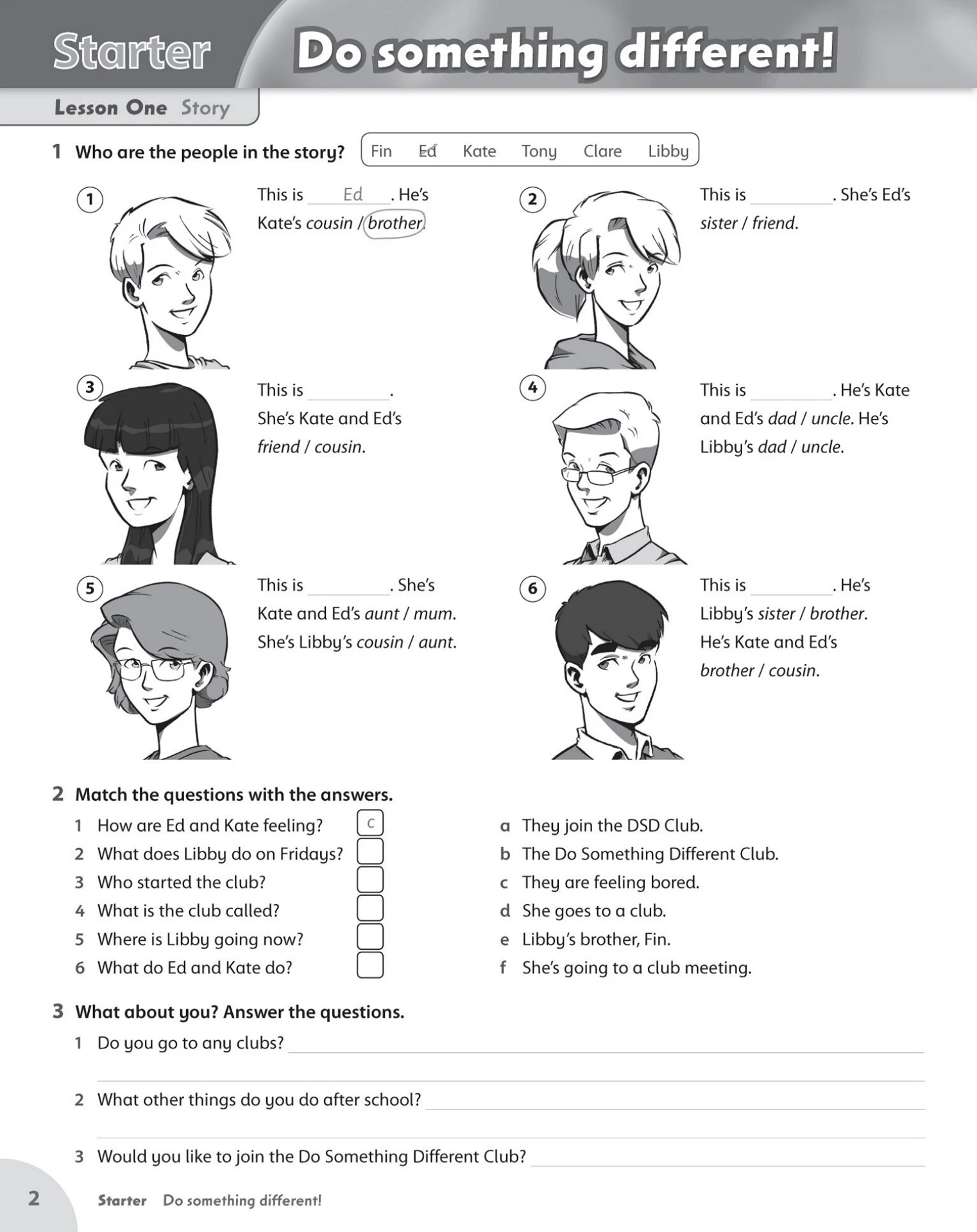 Family and Friends 5 Workbook