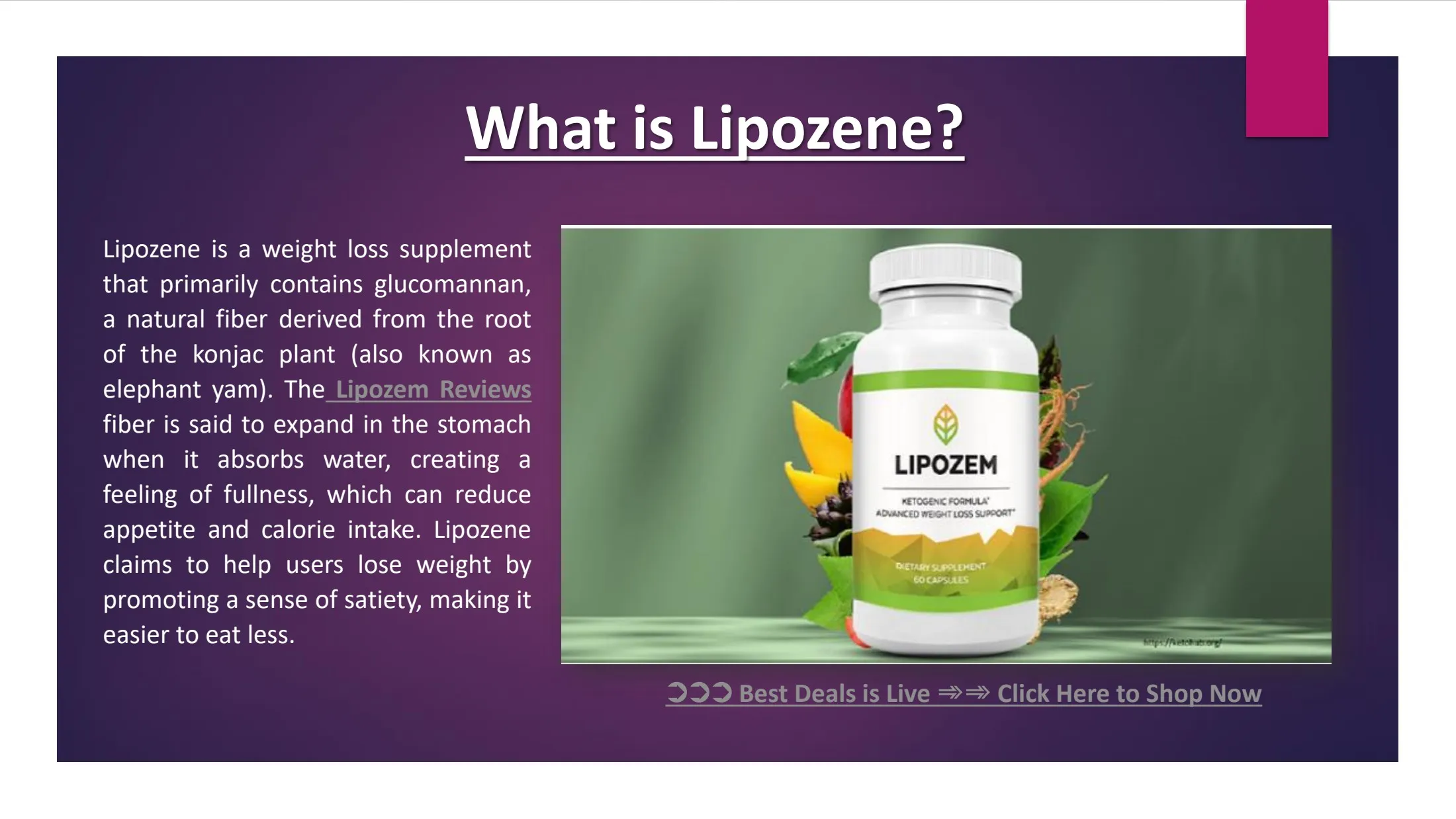 Lipozem Reviews