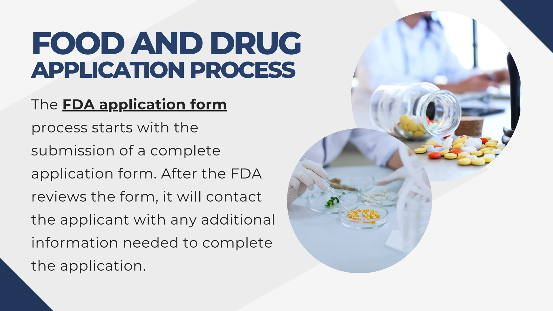 Fda Initial Application Introduction of FDA Application Form