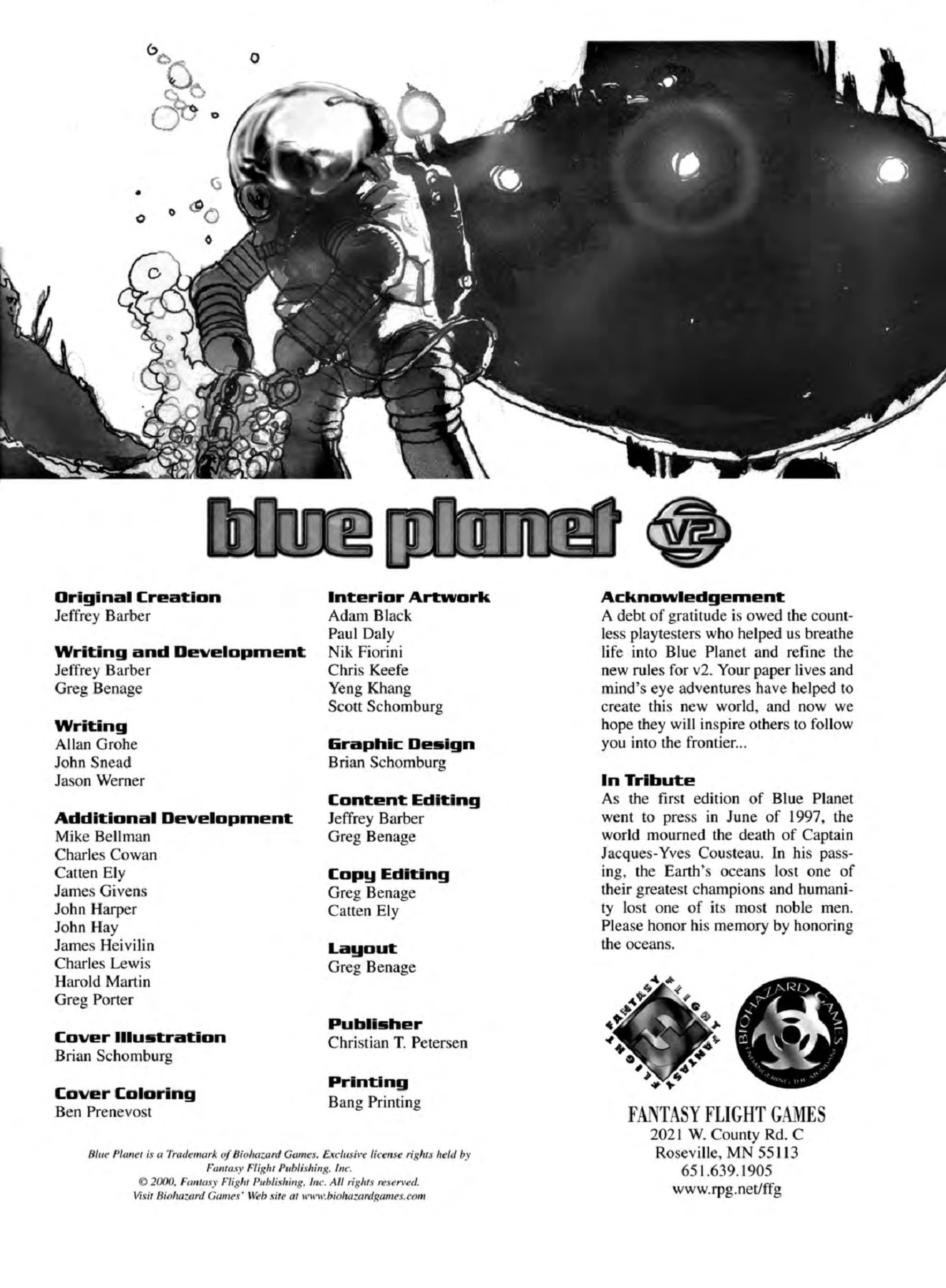 Blue Planet Player's Guide