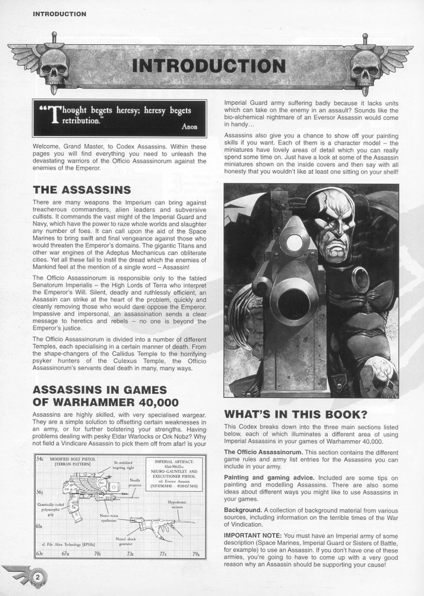 3rd Edition Codex Assassins