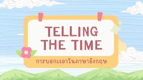 Time M telling the time M.1