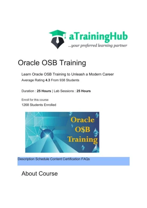 Oracle OSB Training
