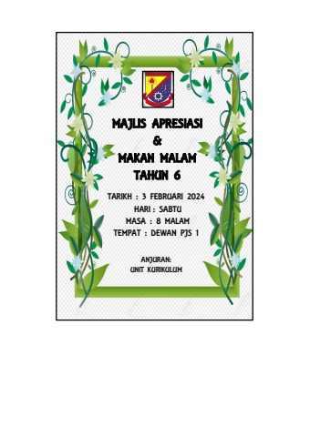 MAJLIS APRESIASI TAHUN 6 2023/2024 - chanelr1473 Flip PDF | AnyFlip